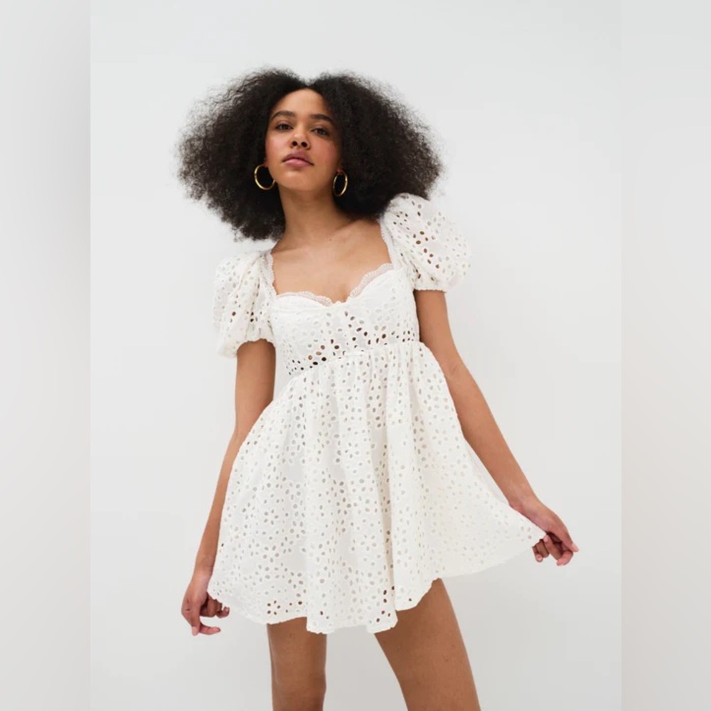 NWT For Love & Lemons Becca Mini Dress
